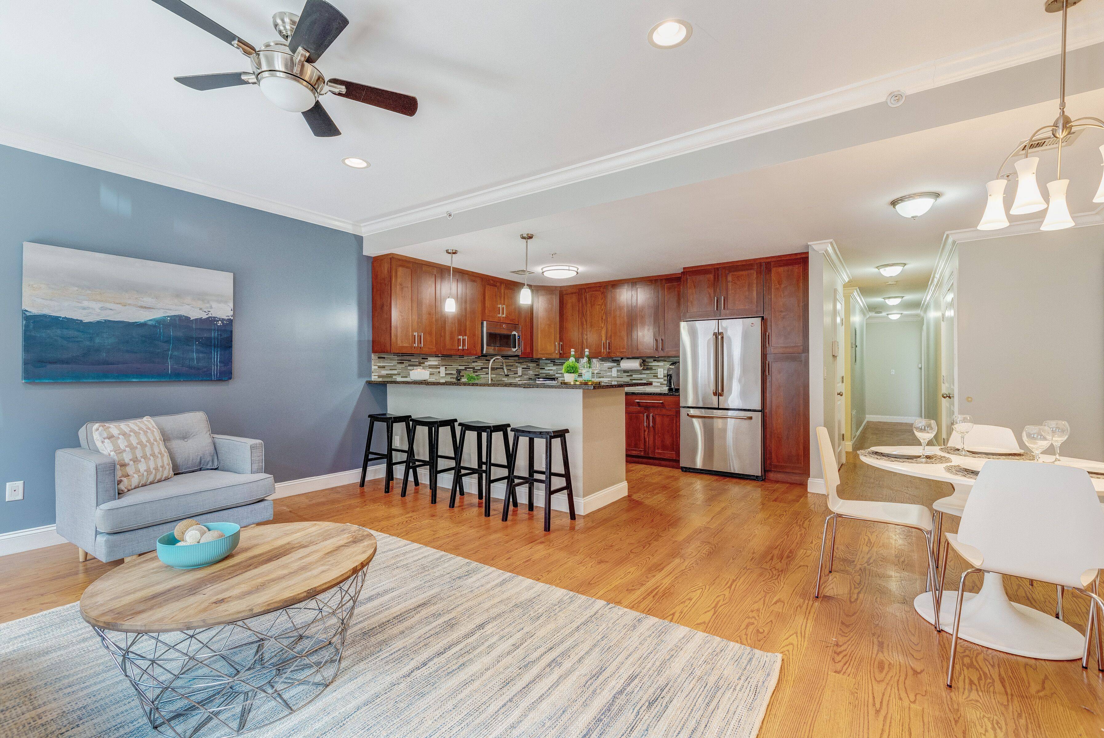 Sprawling 2 Bedroom 2 Bath Apartment with Private Backyard!  Laundry In Unit! No Brokers Fee