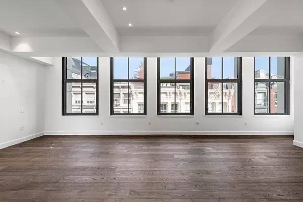 Luminous Soho rental designed by award-winning architect, Gene Kaufman,