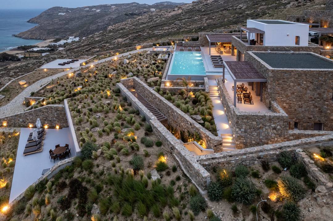 Luxury Designer Villa with Infinity Pool & Helipad in Mykonos