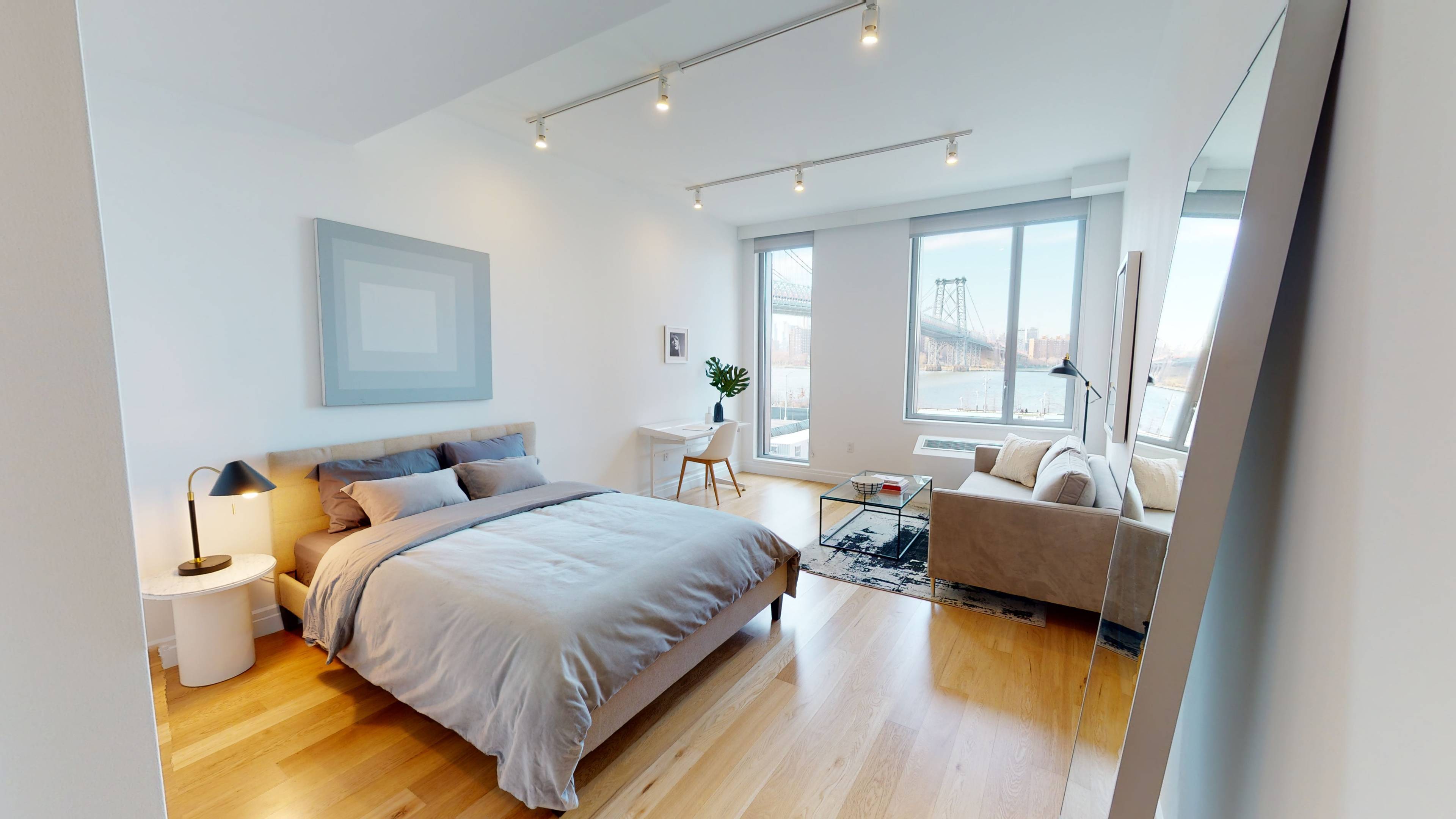 Rare, Sunny Studio w/ Direct Water Views
