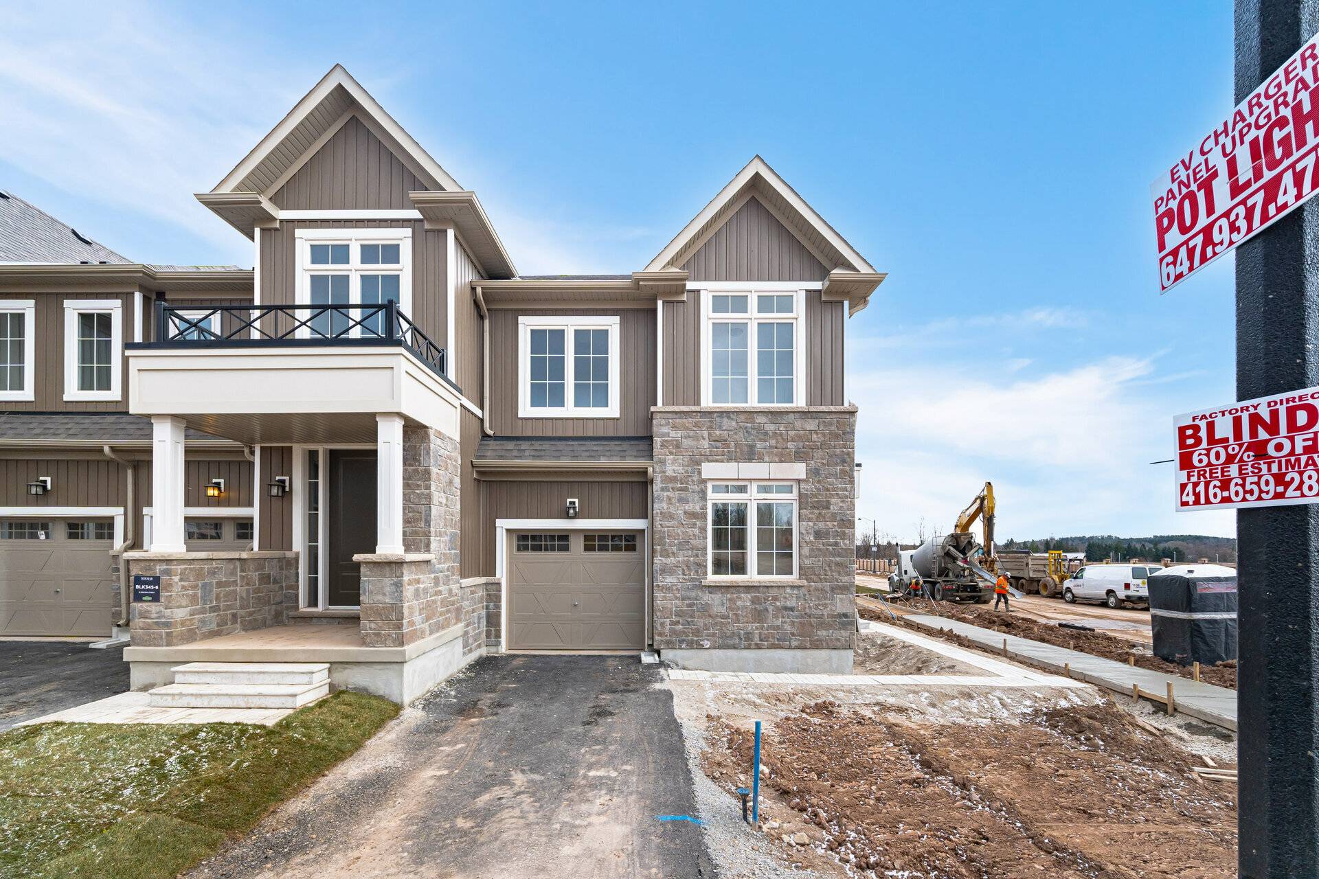 3 Bdrm 3 Bath Freehold End Unit Townhome