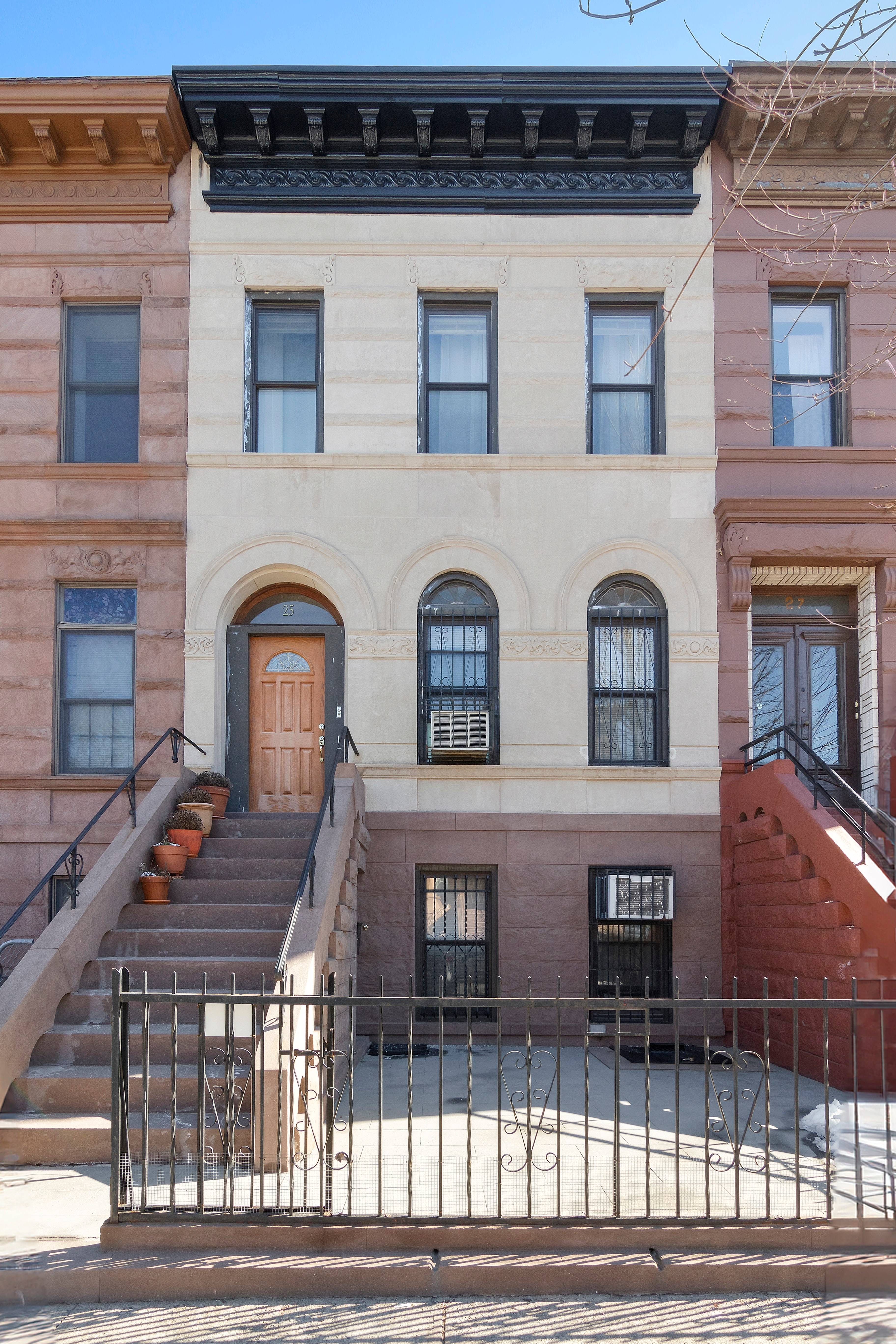 Elegant Brownstone & Limestone St. Charles Place Two Family !