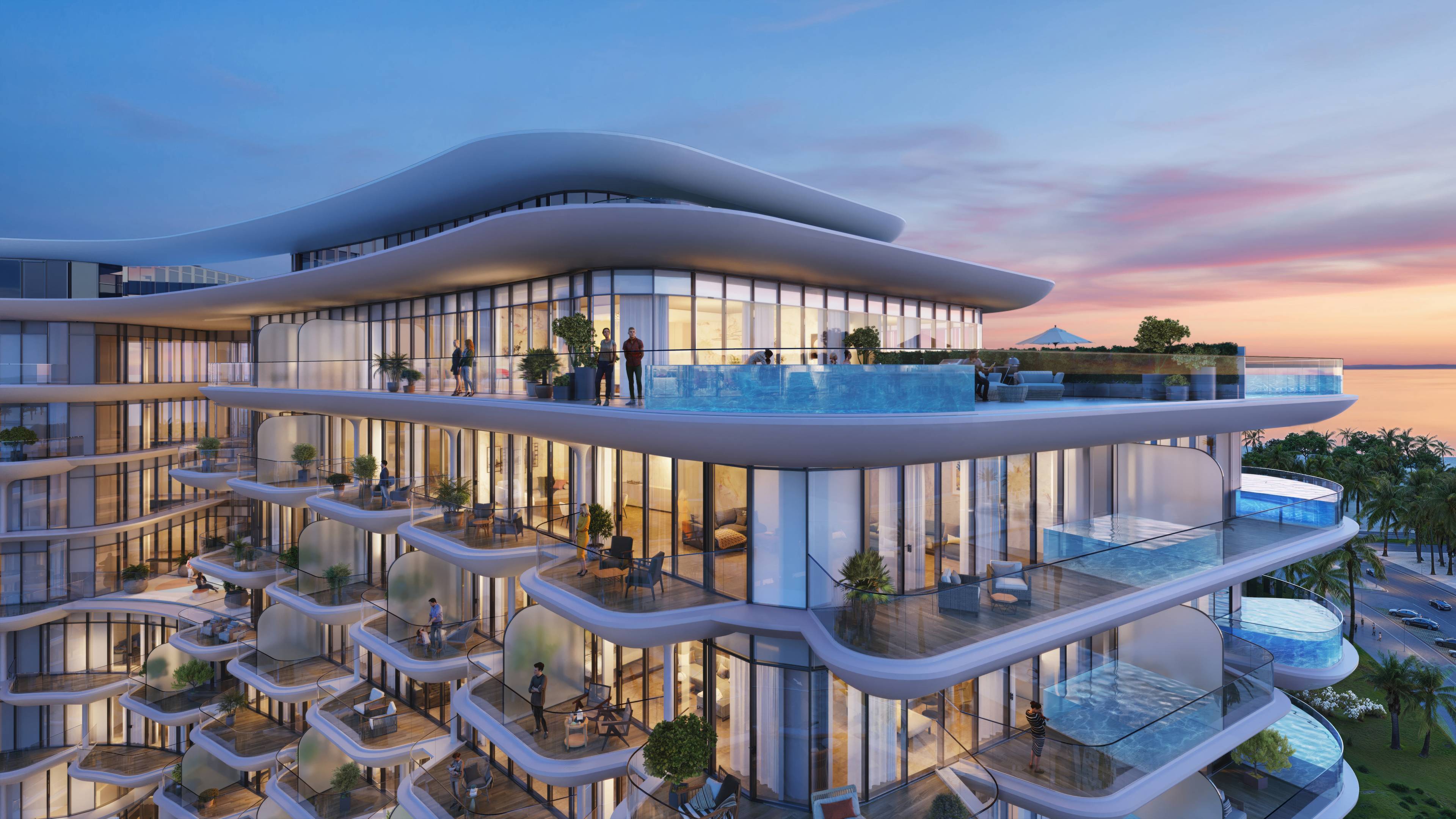 Expansive 1-Bedroom Retreat with Dual Balconies, Designer Interiors & Island Luxury Living