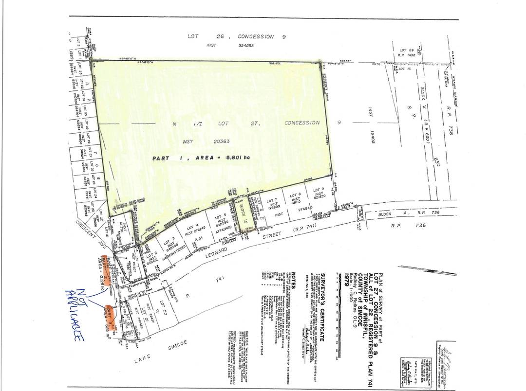 Over 14-Acres in the Heart of Alcona's Lovely, Leonard's Beach Neighbourhood