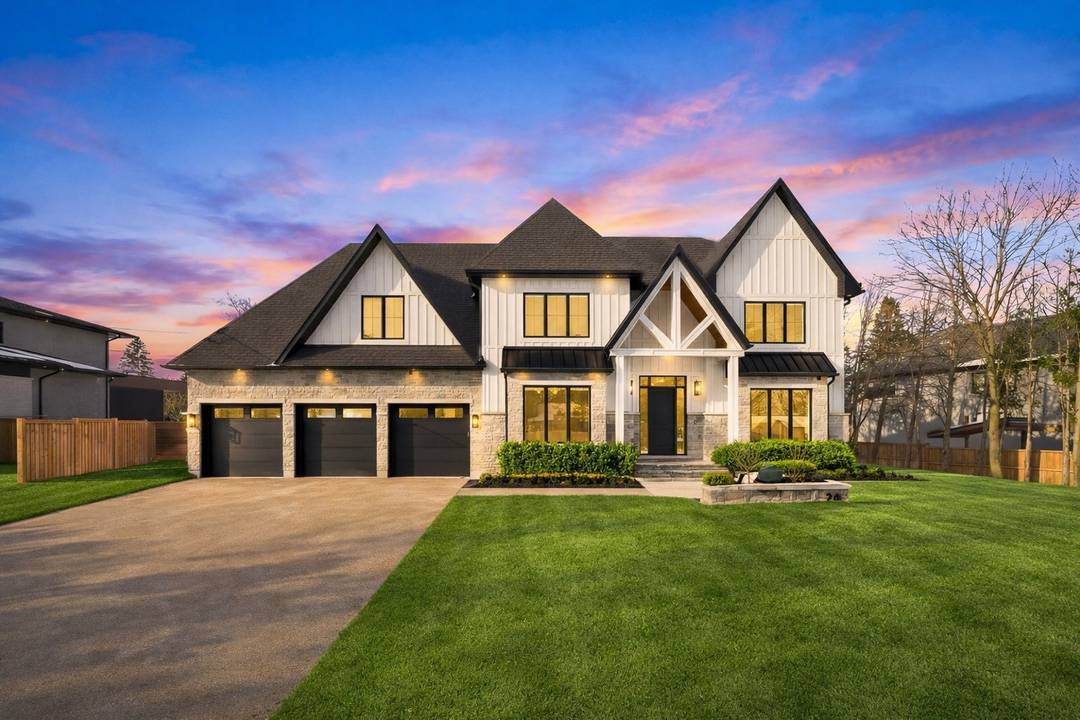 Custom Modern Farmhouse Home Located In King