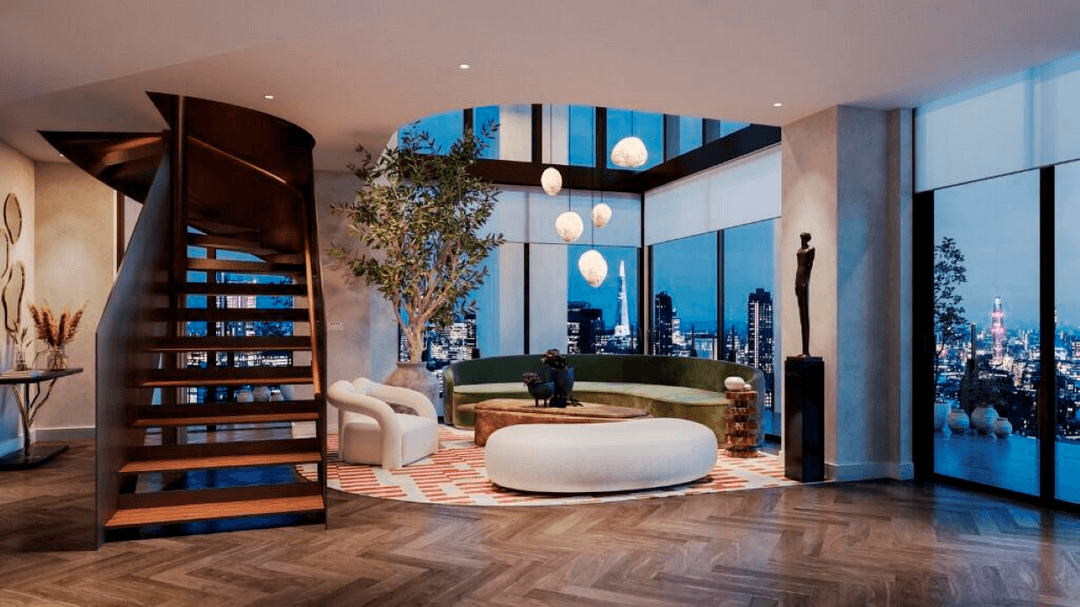 4 Bedroom, 4 Bathroom Duplex Penthouse – South Quay Plaza, Canary Wharf, E14