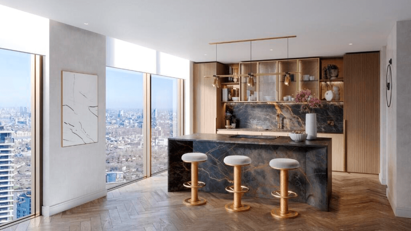 4 Bedroom, 4 Bathroom Duplex Penthouse – South Quay Plaza, Canary Wharf, E14