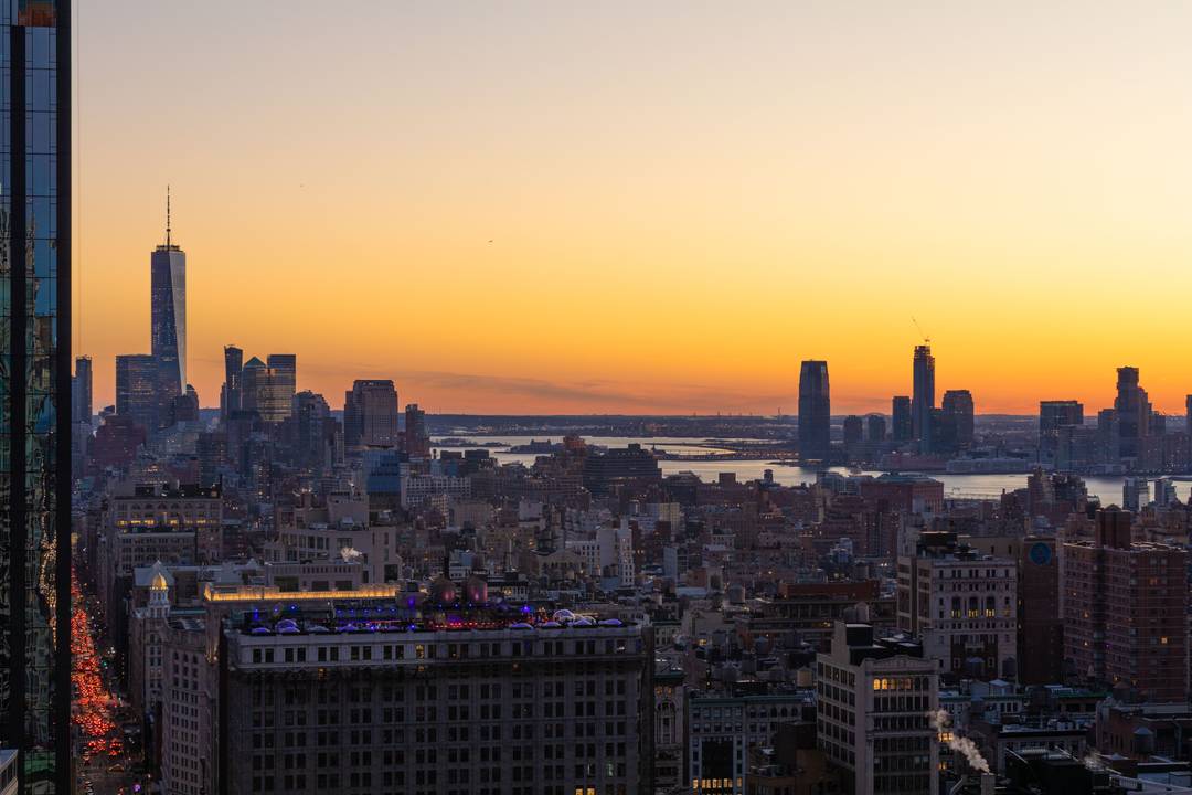 High Floor 3 Bedroom 3 Bathroom Residence at the Luxurious 325 Fifth Avenue Condominium with Large Balcony & Empire State Building Views!