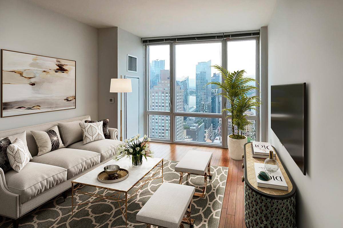 Upper West Side 1 Bedroom 1 Bathroom, Spectacular Views, Full Service Luxury Building, W/D, Pool, No Fee