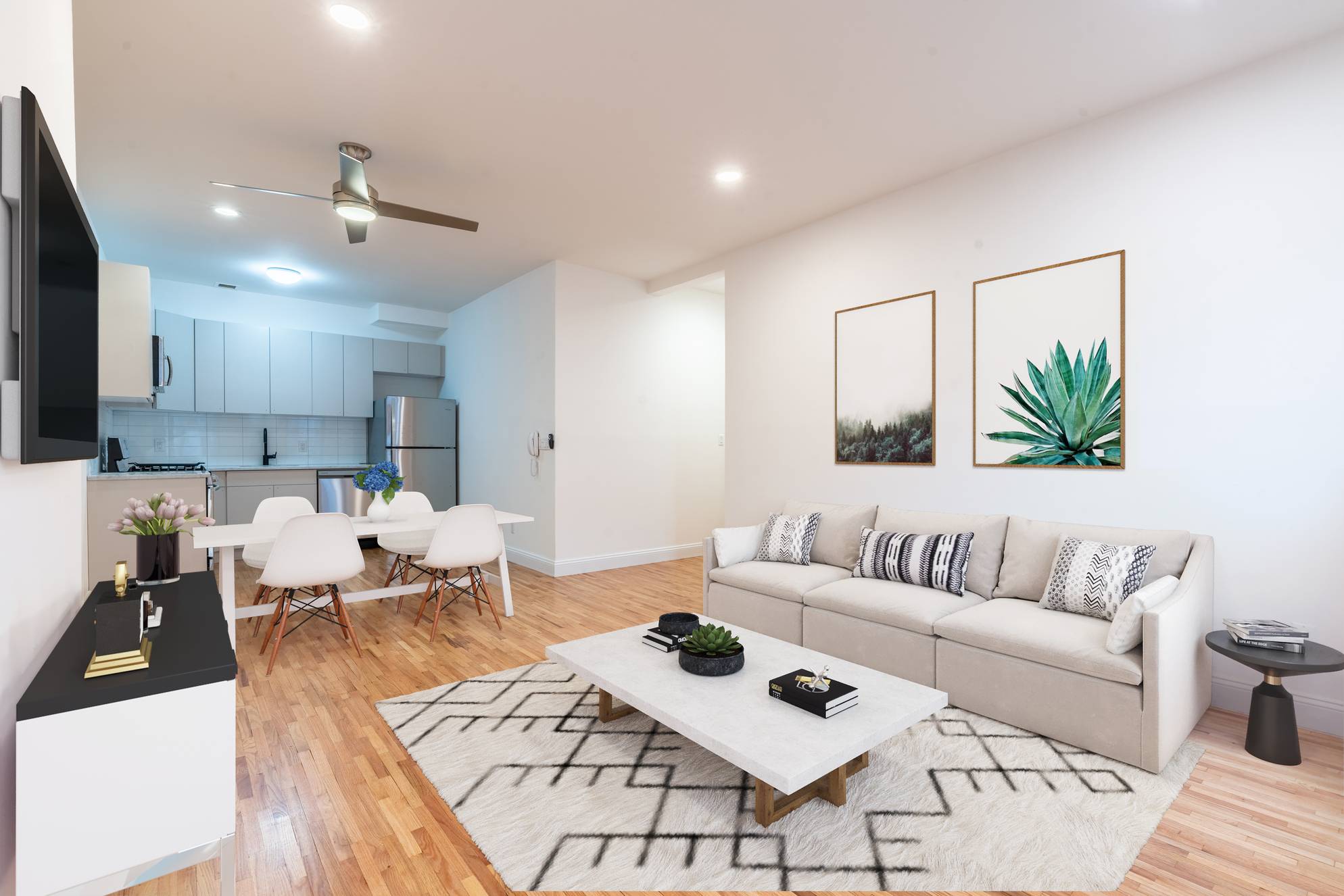 Stunning Brand New Renovation located at 1200 Washington Street in Beautiful Uptown Hoboken! Parking 1 Block away!