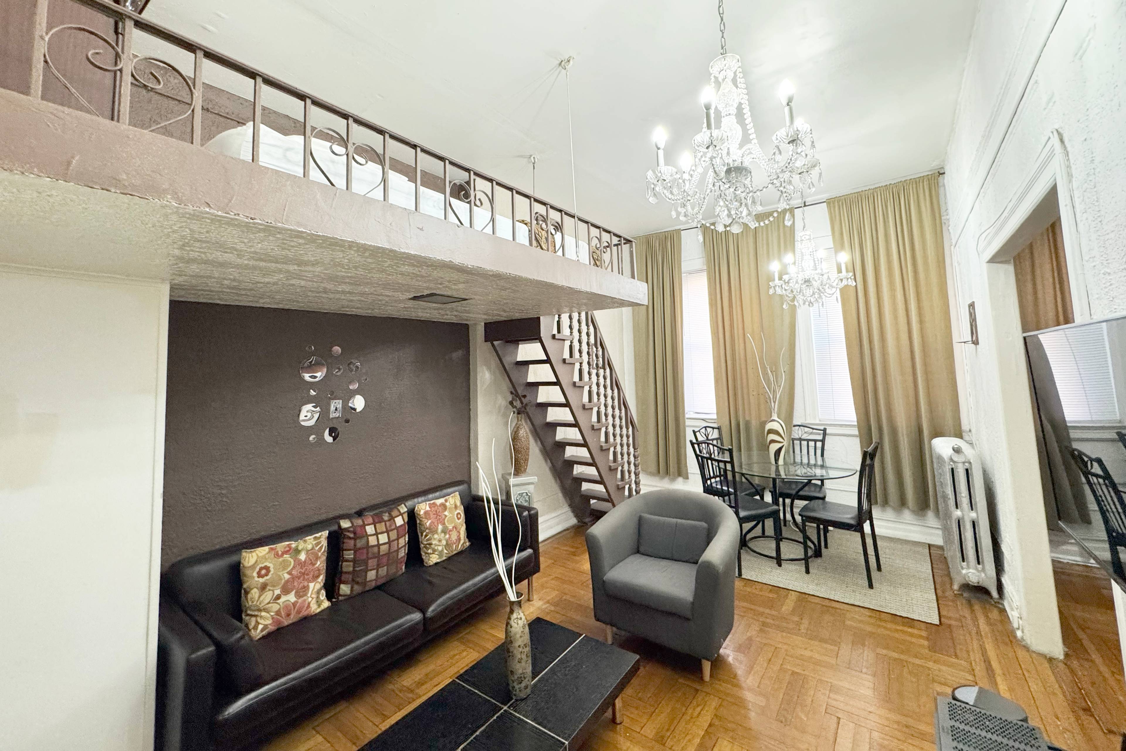 One-Bedroom Apartment with Two Additional Sleeping Lofts