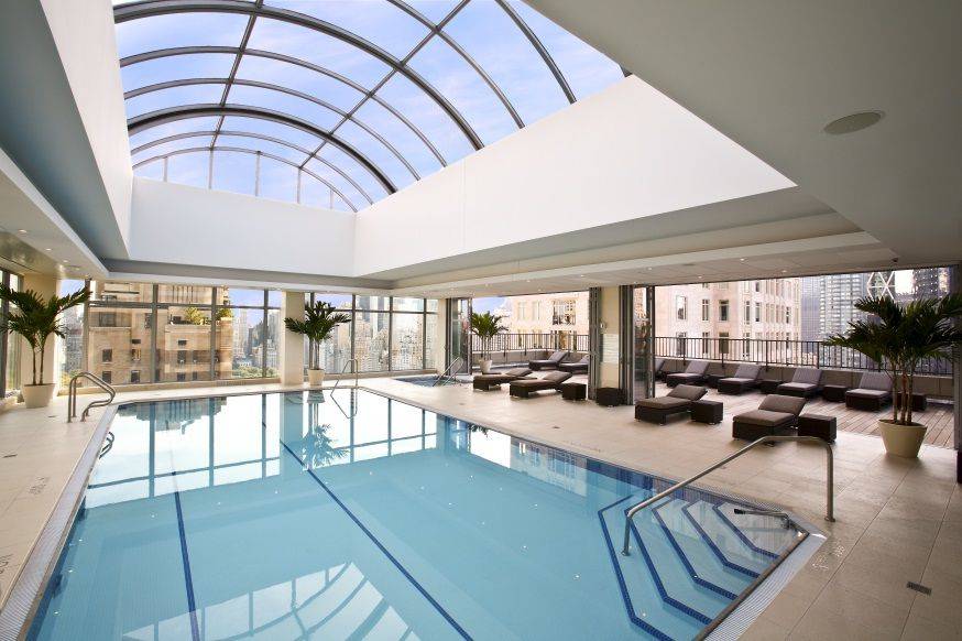 Lincoln Center Grand 4 Bedroom/ 4.5 Baths Ultra Luxury Amenities, Rooftop Club/ Spa with Pool & Cabanas by Central Park and Columbus Circle Upper West Side