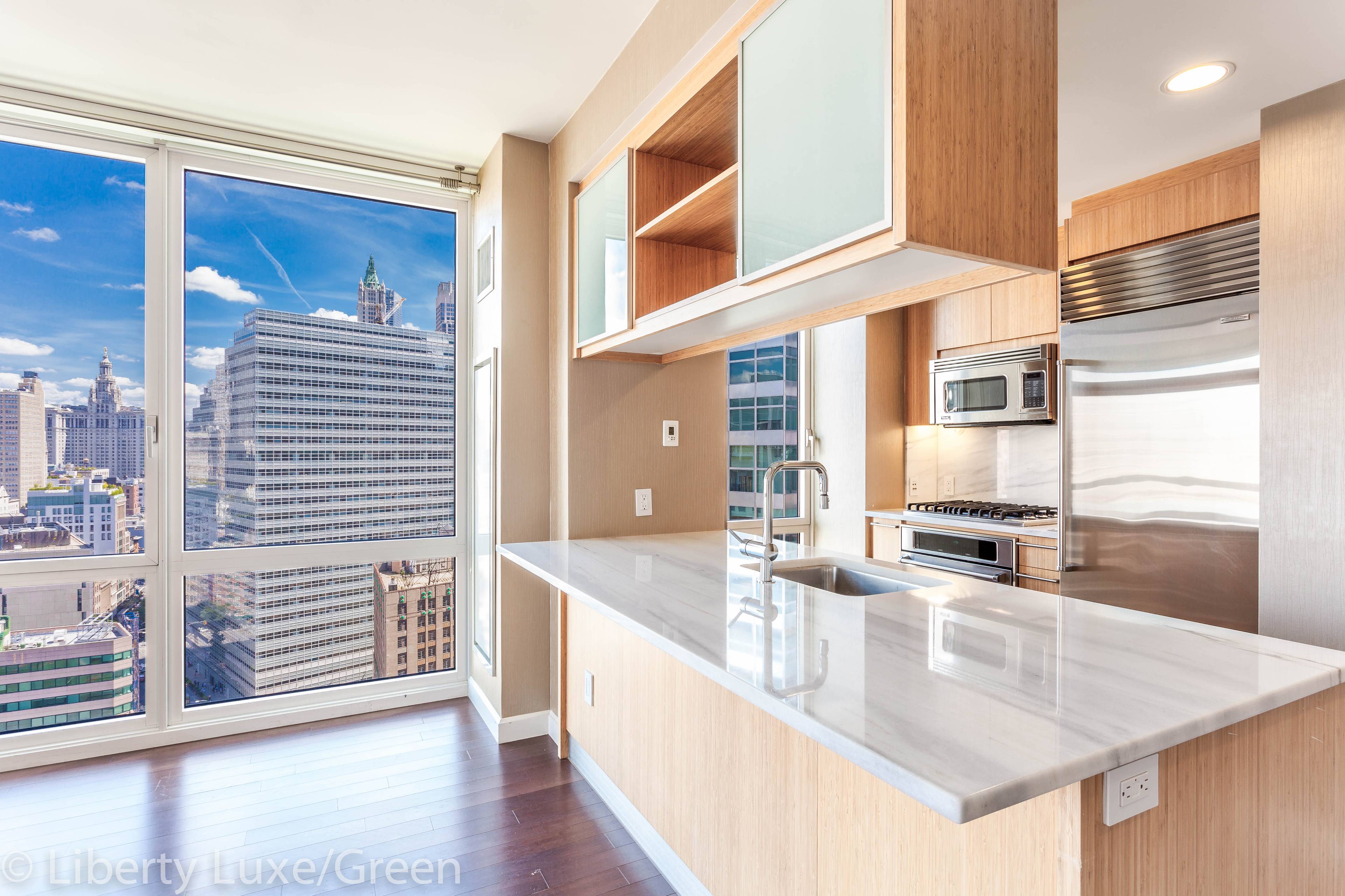 No Fee & Free Rent, Lux 2BR/2BA with Exquisite Features, Avail Immediately