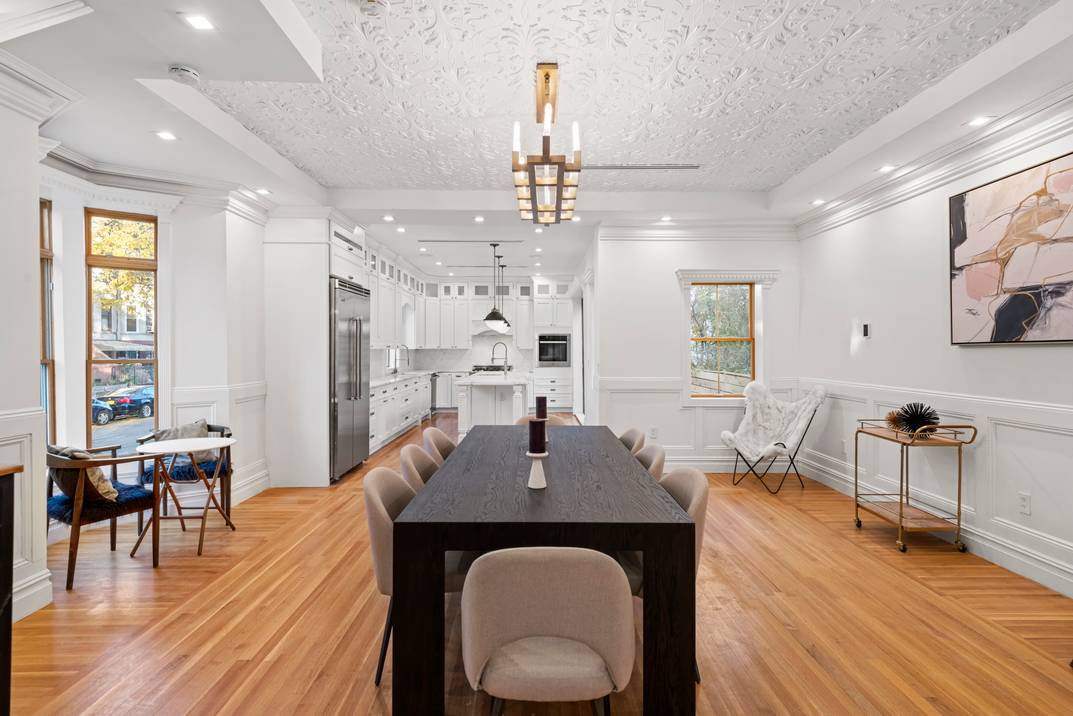 One-of-a-kind Townhouse with 2-Car Garage on Beautiful Block