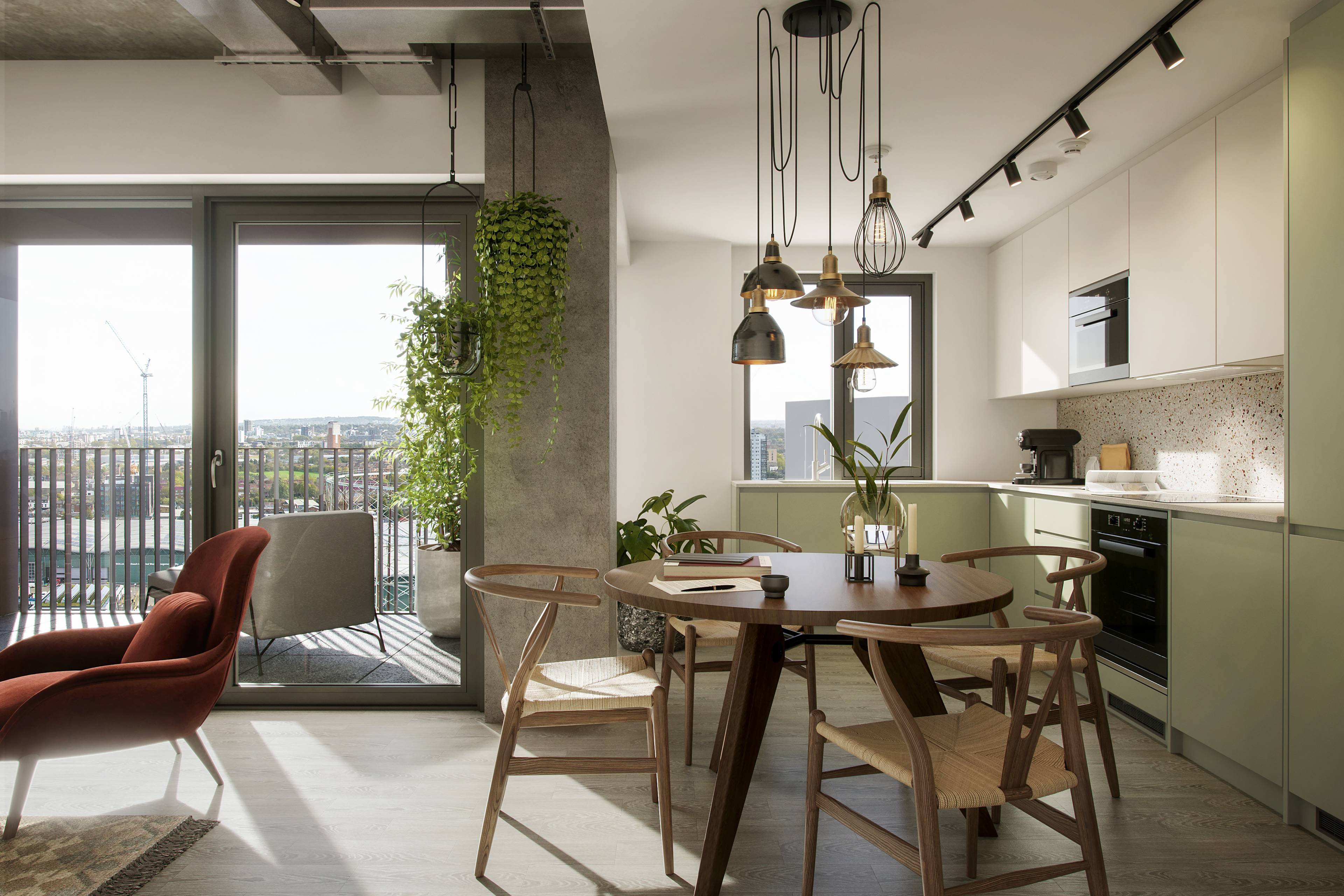 Two Bedroom Eleventh Floor Apartment With Balcony in The BeCa