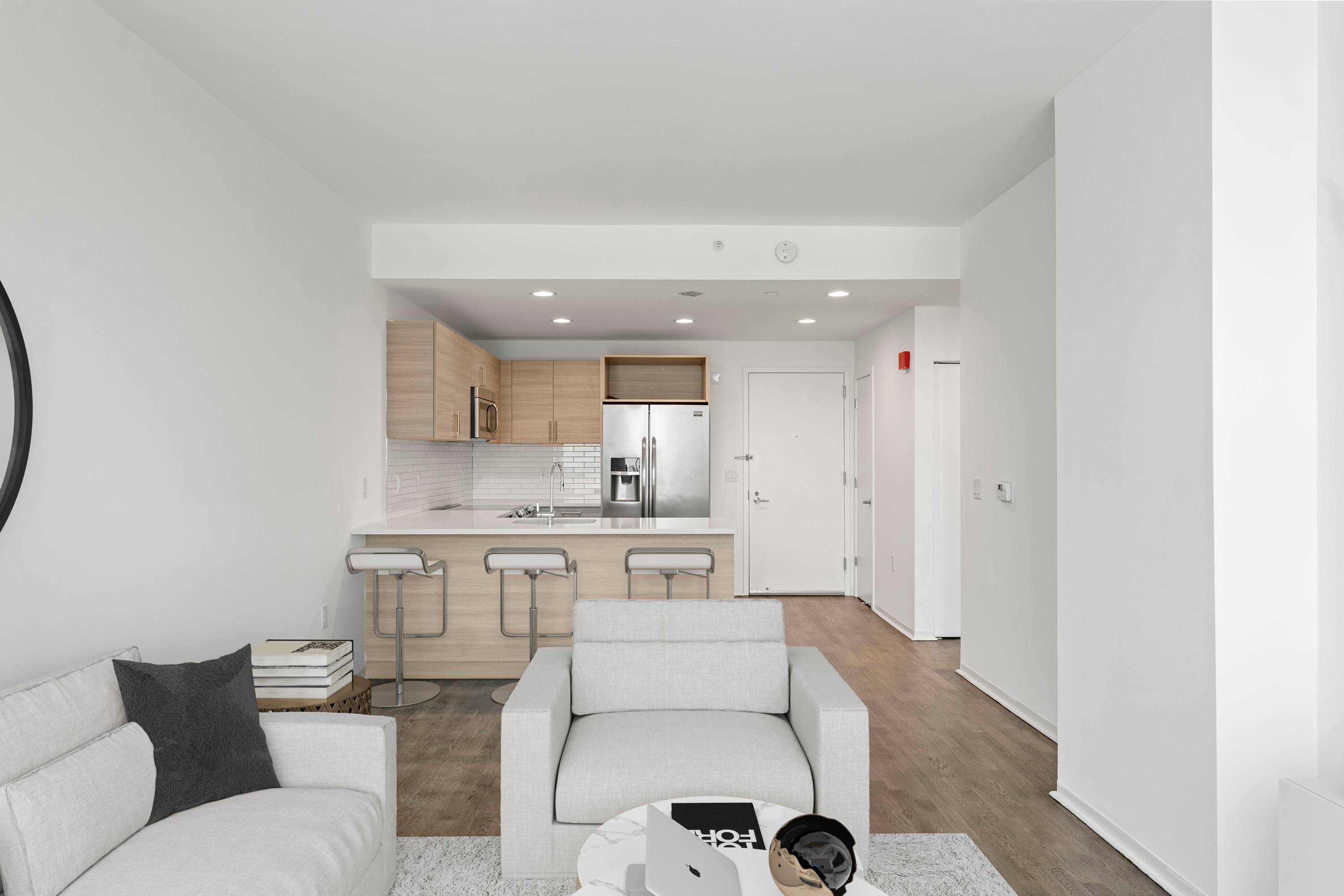 Unit 910 is Now Available at Hudson Lights Fort Lee!  East Facing Bridge and Water Views!  Washer/Dryer In Unit