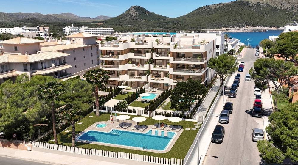 EXCLUIVE NEW DUPLEX PENTHOUSE WITH ROOFTOP IN CALA RATJADA - MALLORCA