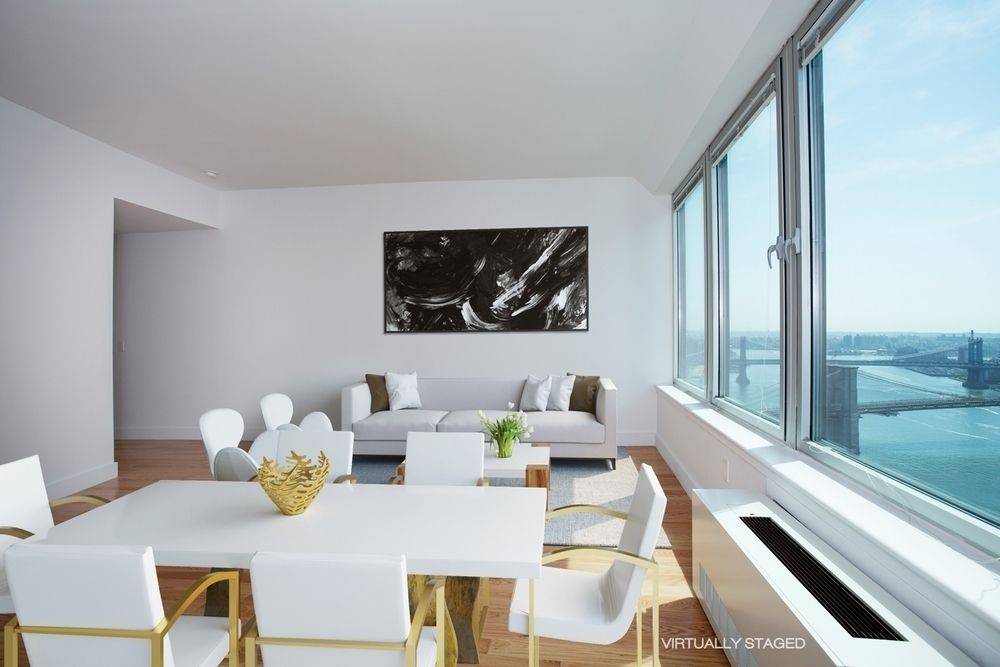 Large No fee 1 bedroom, In Financial District , renovated kitchen and marble bathroom
