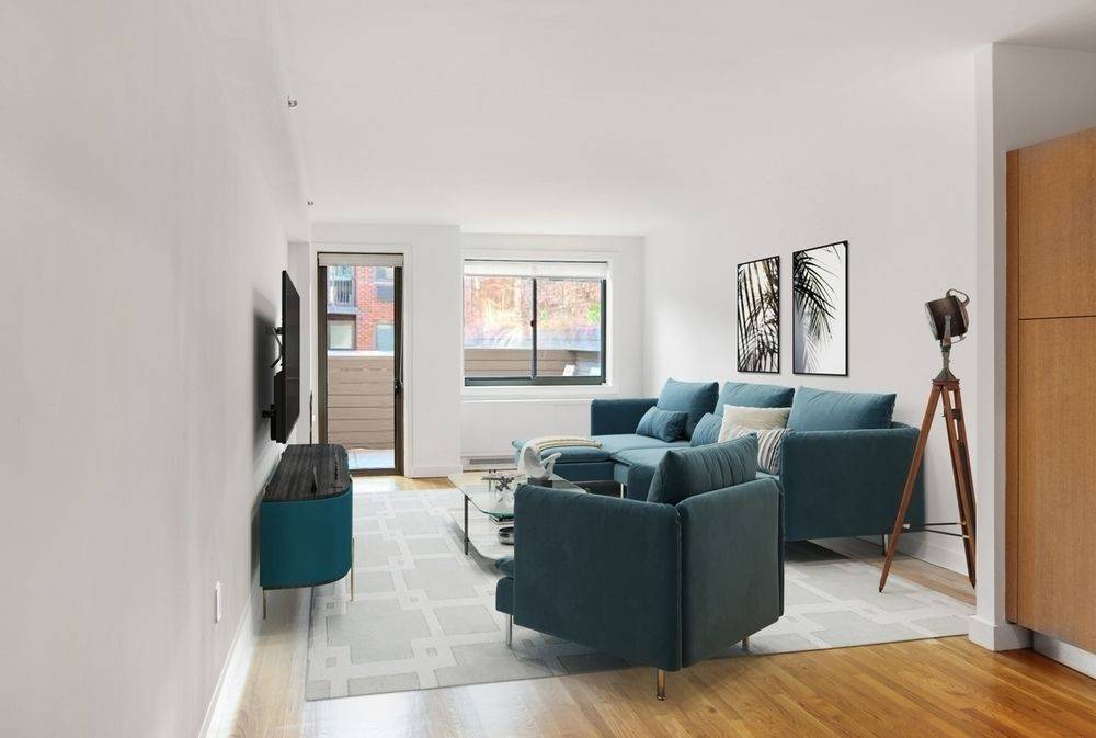 NO FEE! THIS BEAUTIFUL STUDIO APARTMENT FEATURES AN IN-RESIDENCE WASHER AND DRYER, WALK-IN CLOSET AND A BALCONY WITH TREELINE VIEWS.