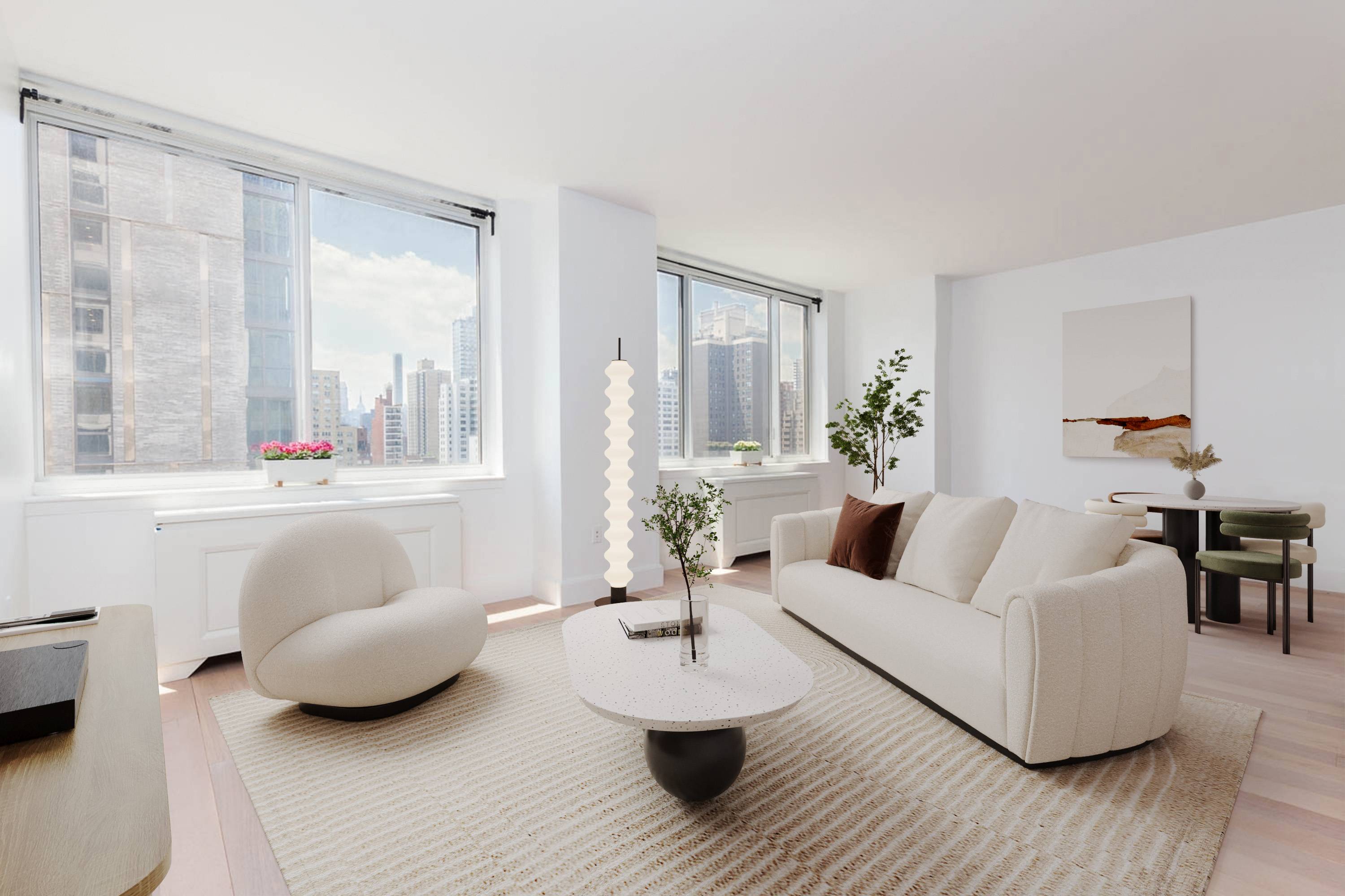 389 East 89th St, 14B | Southern Facing 1 BD / 1 BA