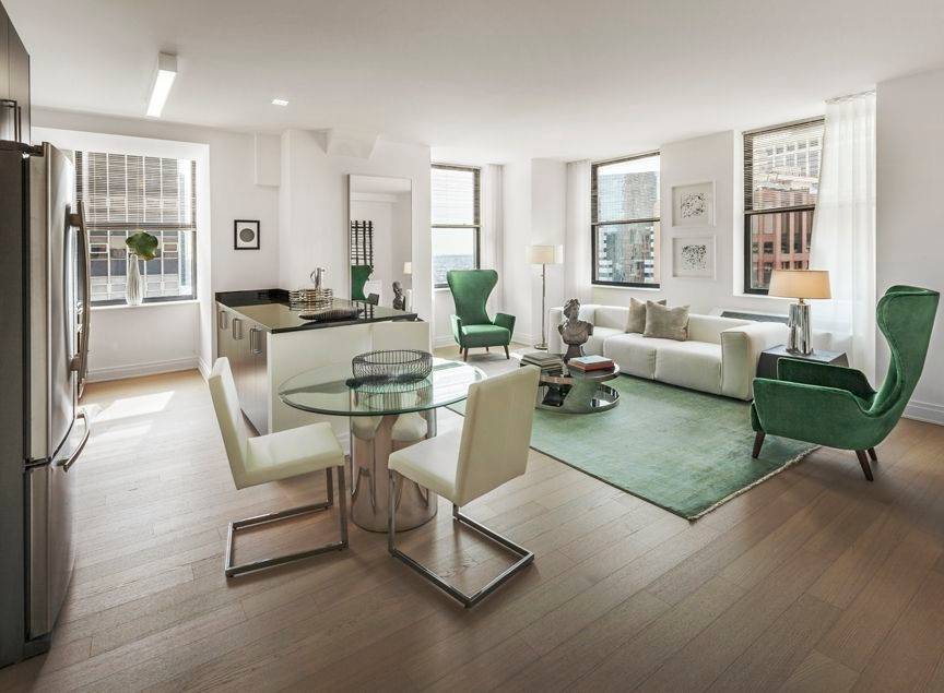 NO FEE Fabulous 2 bed/ 2 Baths Apartment in historical Financial District Building