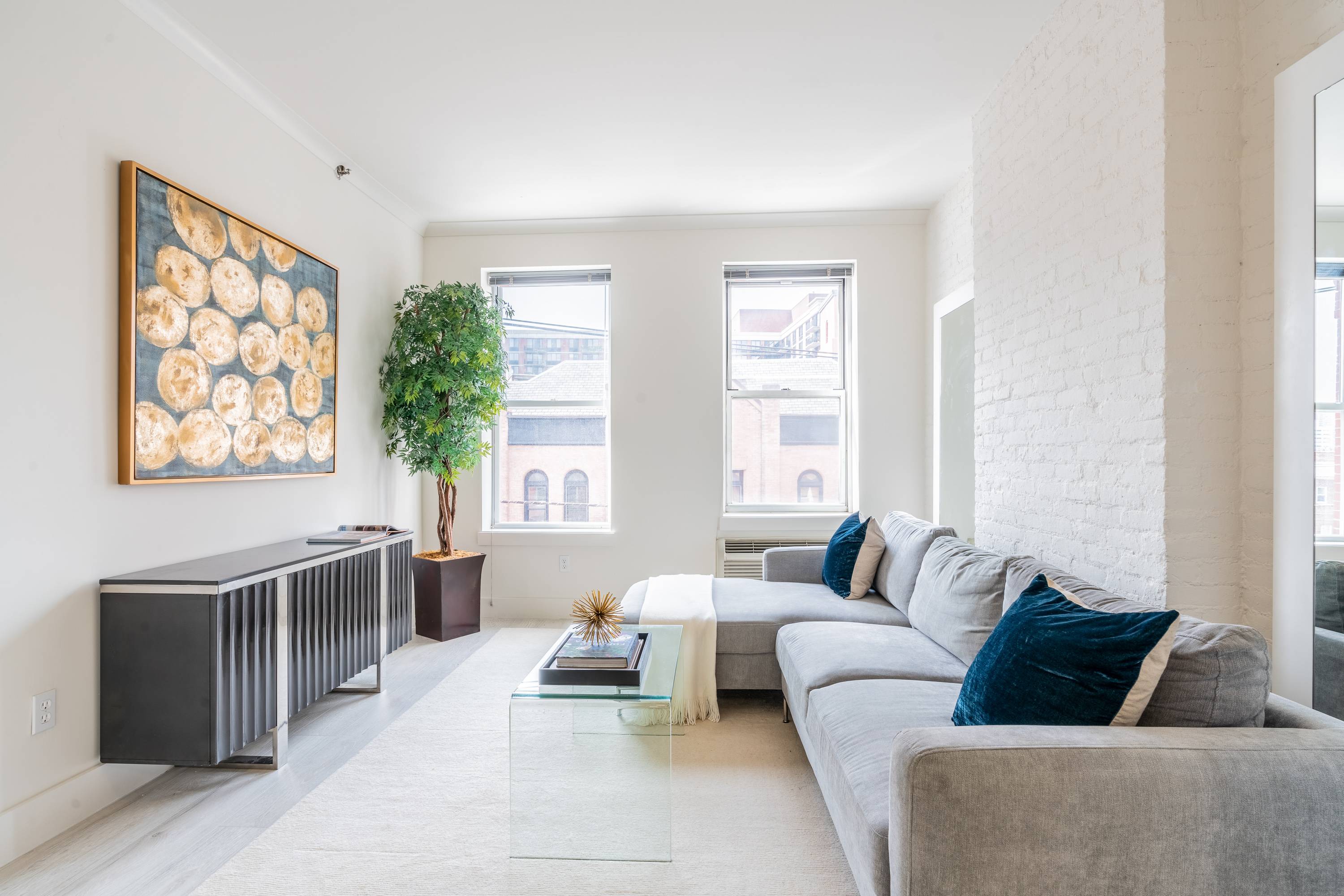 Renovated 1 Bedroom Apartment located in Downtown Hoboken! No Brokers Fees!  Laundry On Site!  Pet Friendly Building