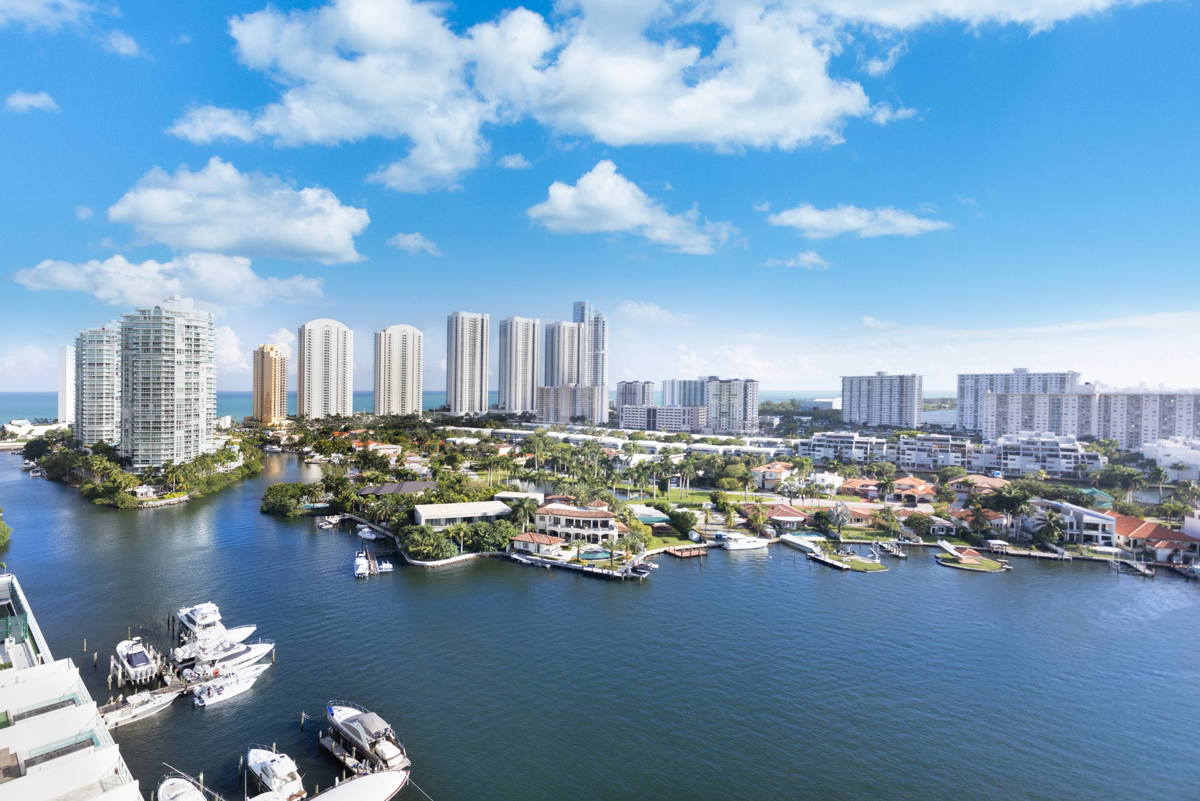 Waterfront Building with Full-Service Marina in Sunny Isles Beach