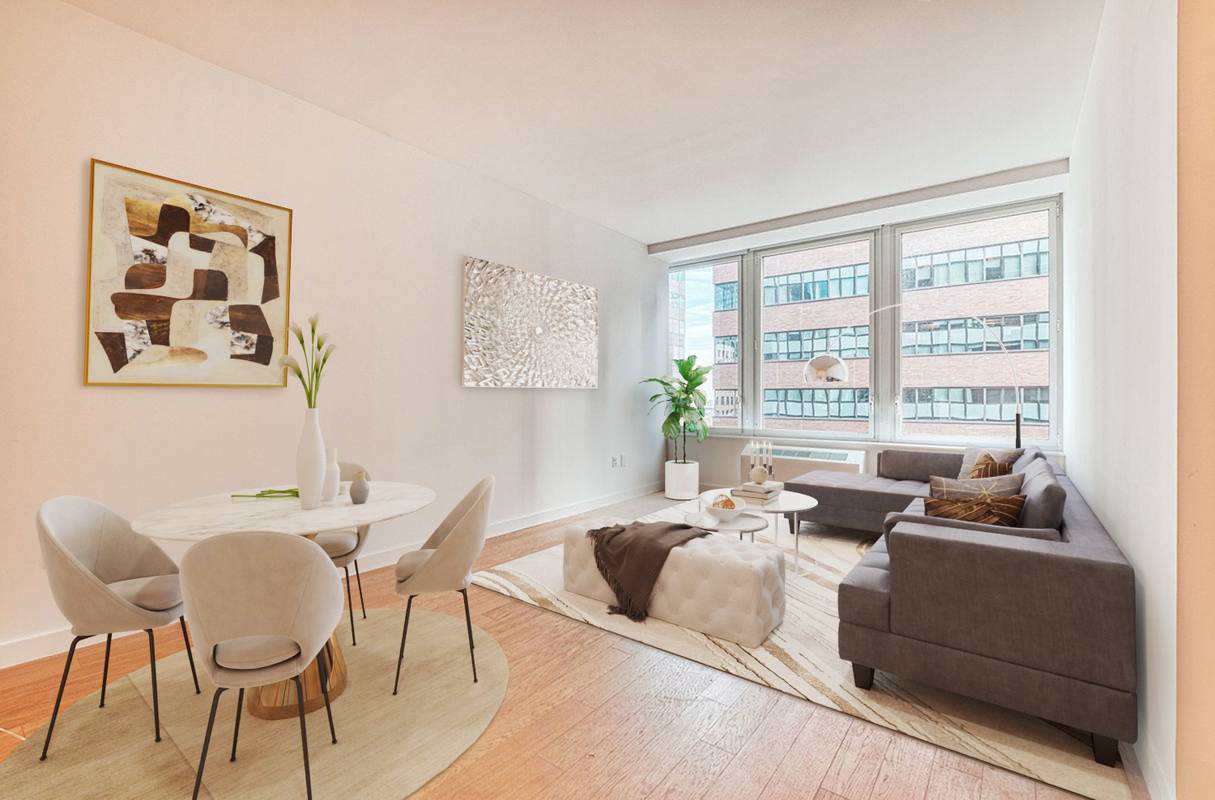 1 Bed/1 Bath in Luxury Amenity Filled FiDi Building, W/D in Unit