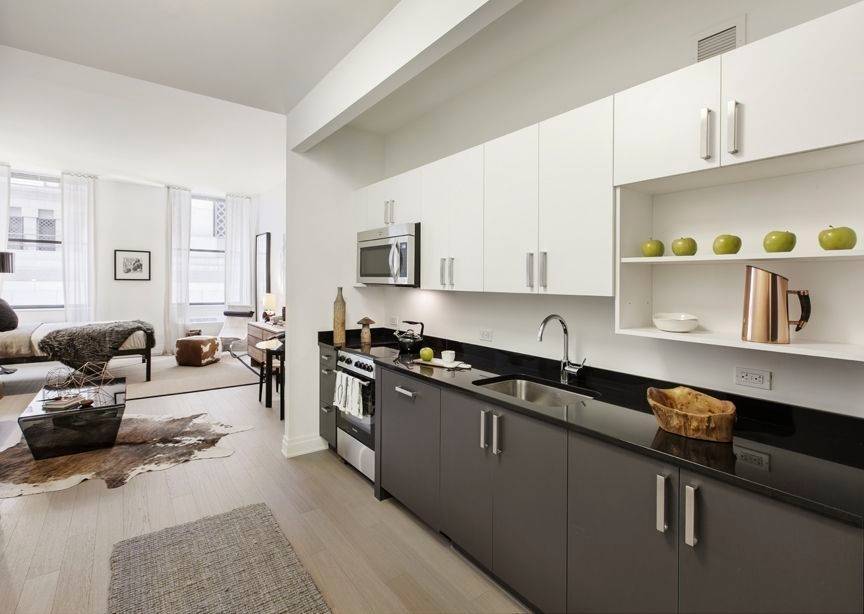 No Fee & 2 Months Free! Studio in FiDi Luxury Doorman Building