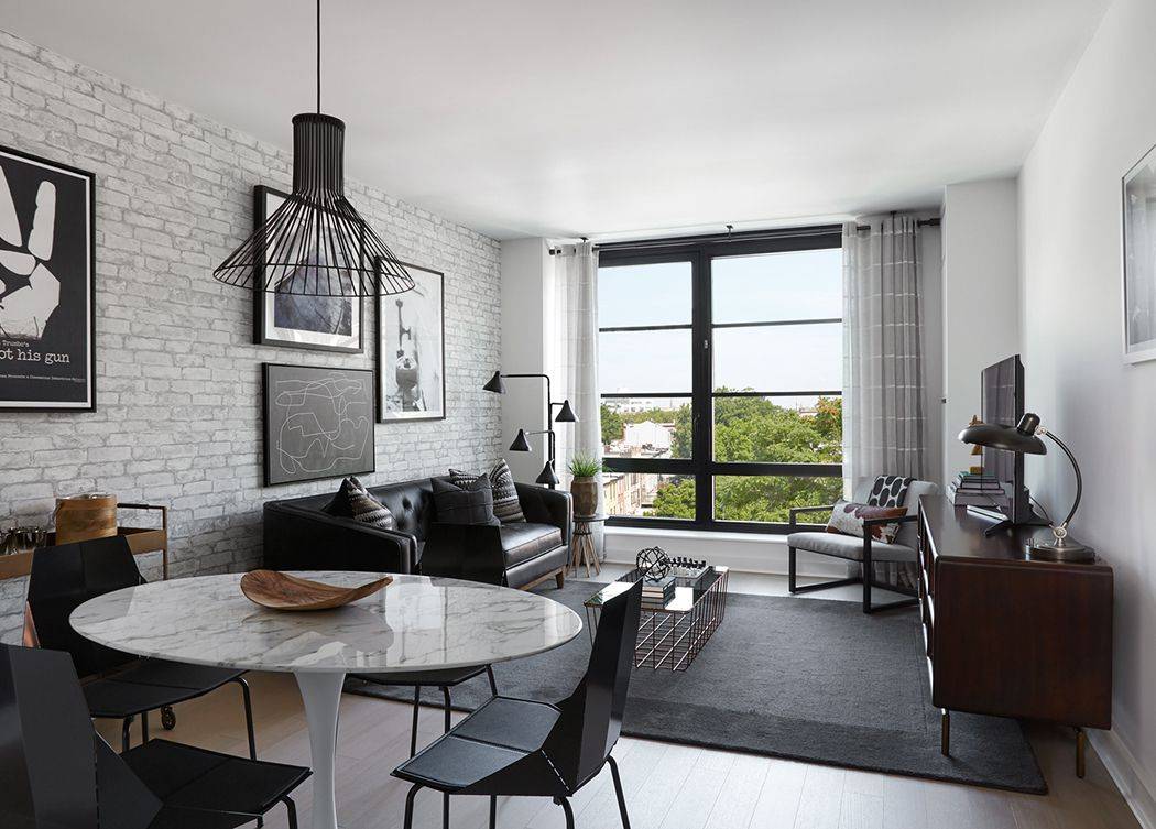 No fee , 1 bed / 1 bath apartment with Manhattan views in Gowanus , washer/dryer in unit