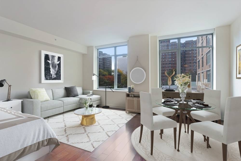 No fee , Studio apartment at luxury building In Fort Greene , w/d in unit