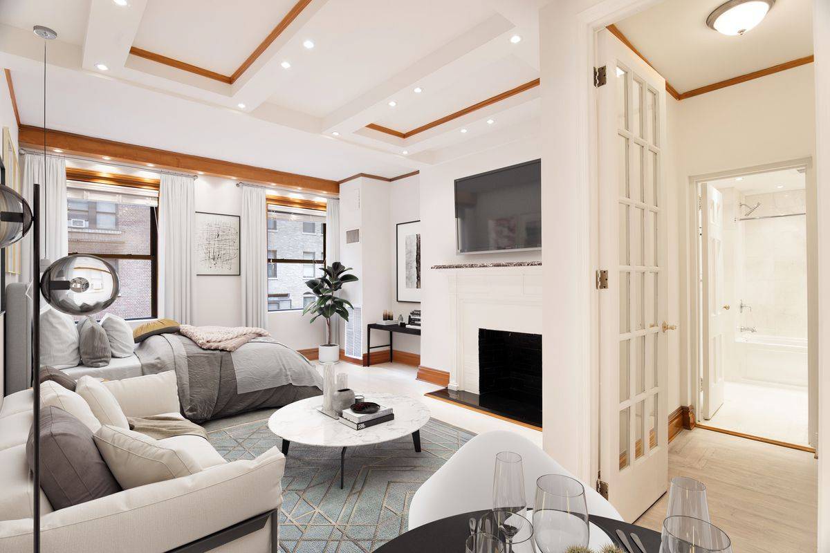 UPDATED & LARGE STUDIO STEPS FROM CENTRAL PARK