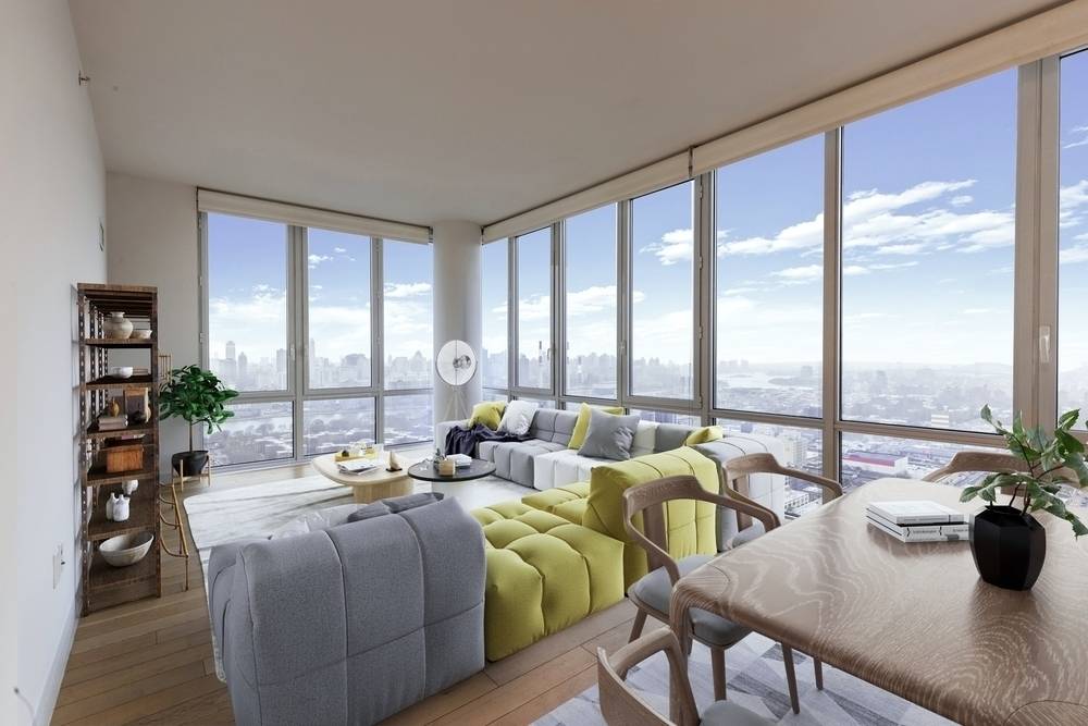 No Fee 2 Beds /2 Baths in Luxury Amenity Filled Hunters Point LIC Building/W/D in Unit