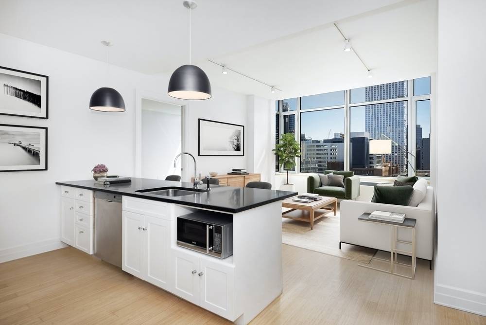 DIVINE 1 Bed/ 1 Bath , in Downtown Brooklyn, private terrace , high ceilings, top of line appliances