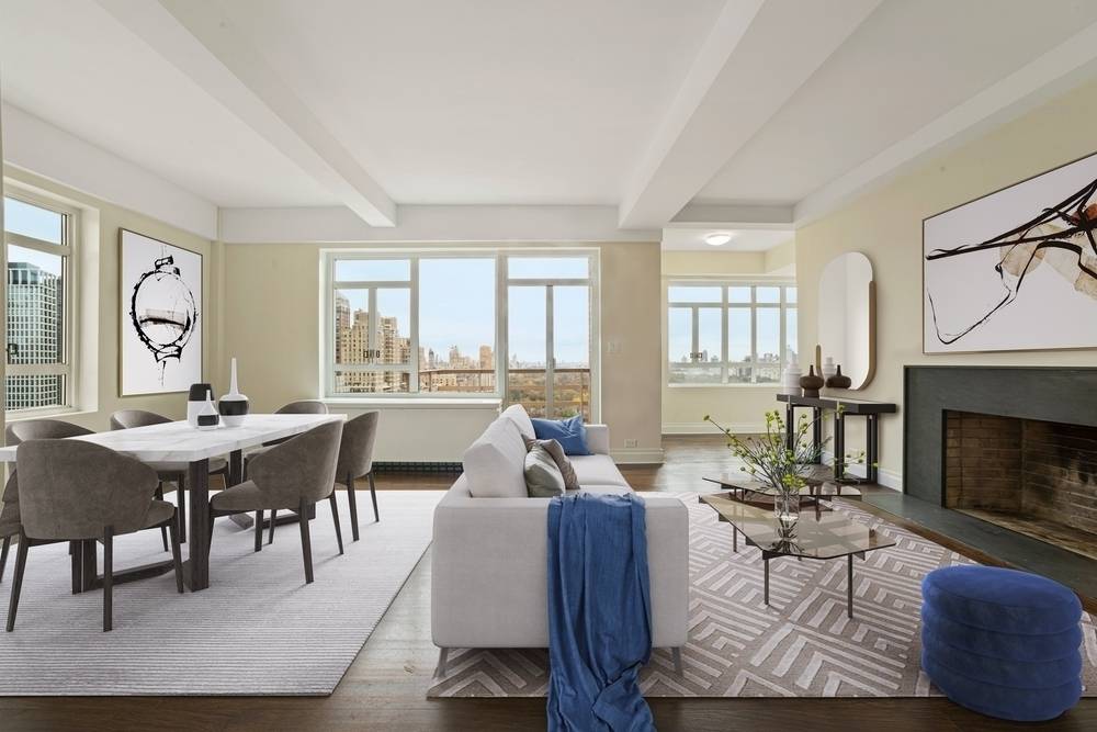 No fee, spacious 2 bed/2 bathroom in Central Park South building