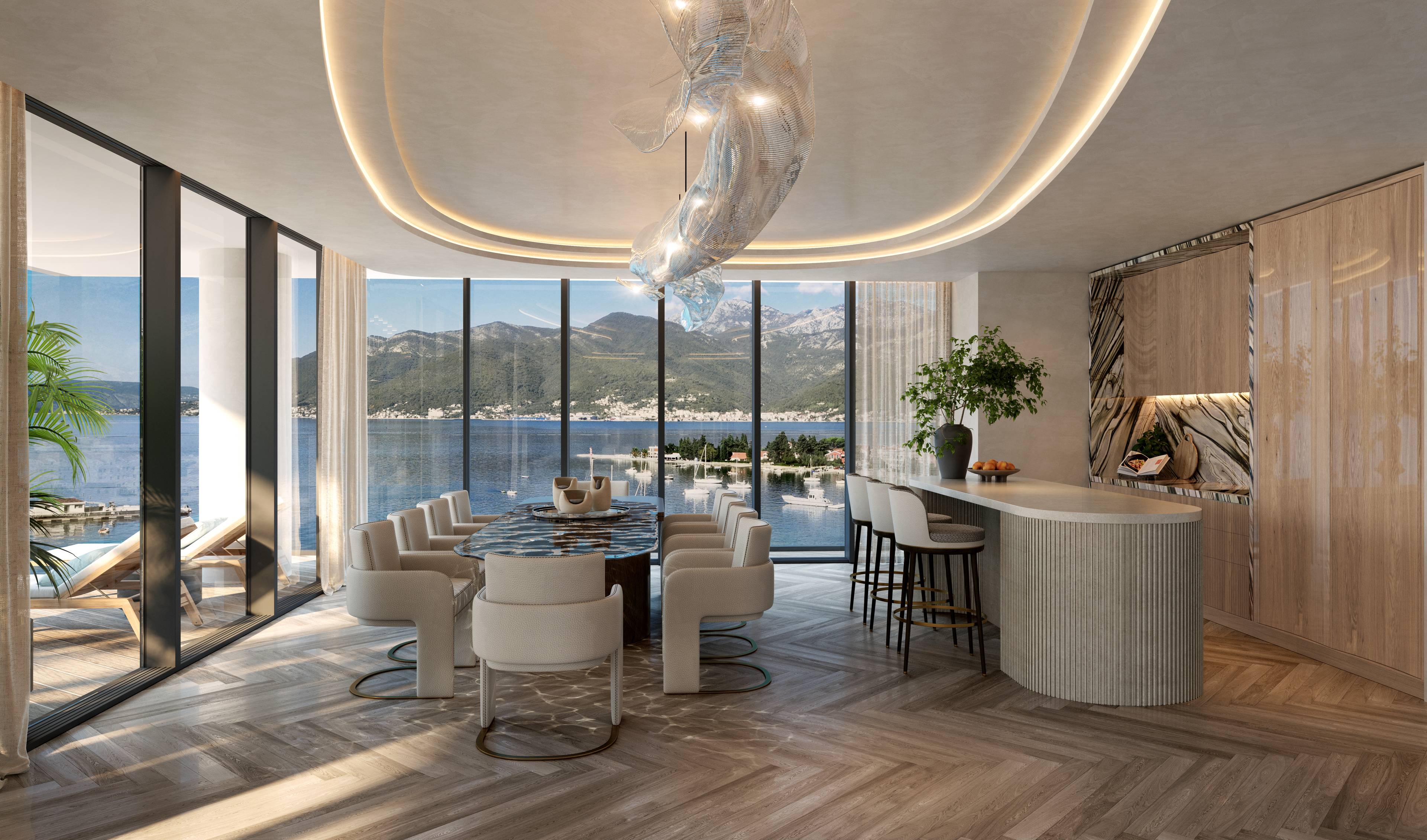 AERIS 501: Luxury 4-Bedroom Duplex Penthouse for Sale at Synchro Yards, Porto Montenegro