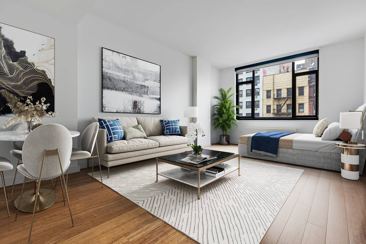 NO FEE! Spacious Midtown East Studio, W/D in unit!