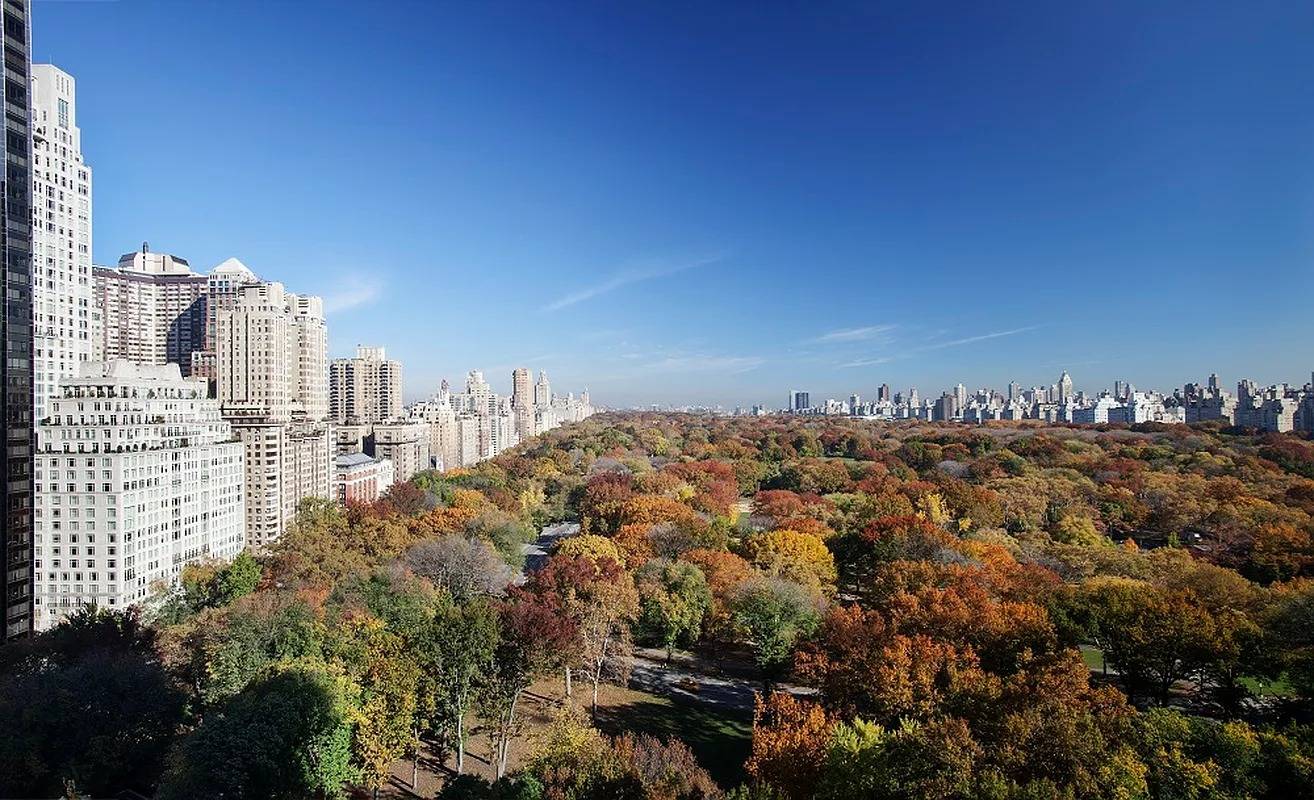 Direct Central Park Views Spectacular Hi-Floor Corner 2 Bedroom/2Bths w Amenities & White Glove Service