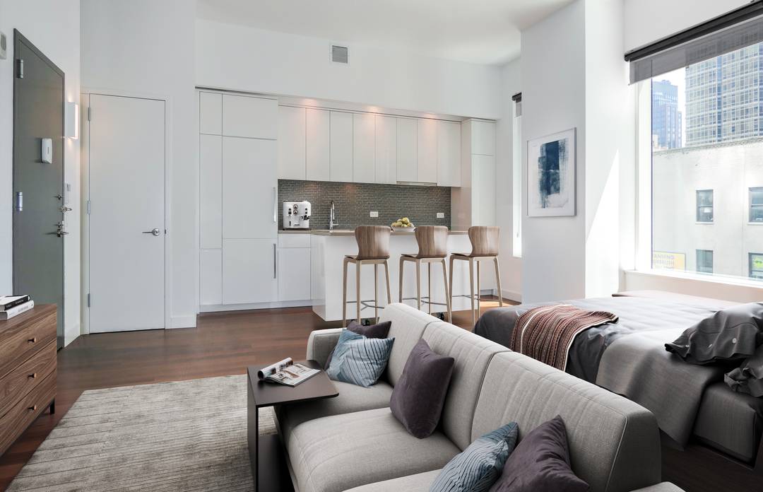 No Fee, Oversized Studio apartment on Second Avenue, W/D in unit