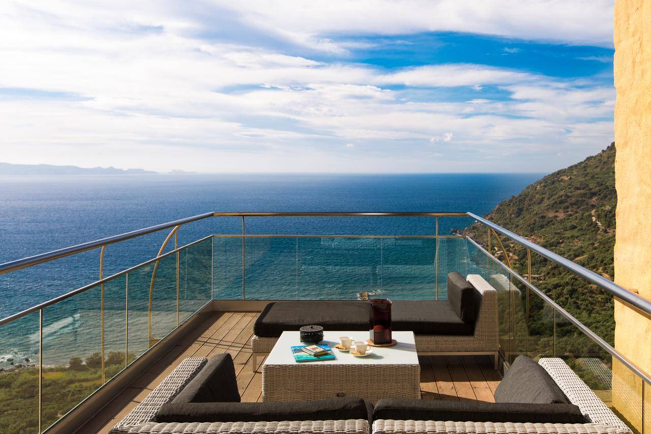 Two villas of unique architecture on amazing setting