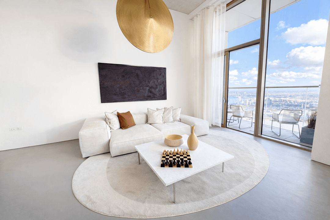 Above Canary Wharf: Iconic 56th Floor Duplex Penthouse at One Park Drive
