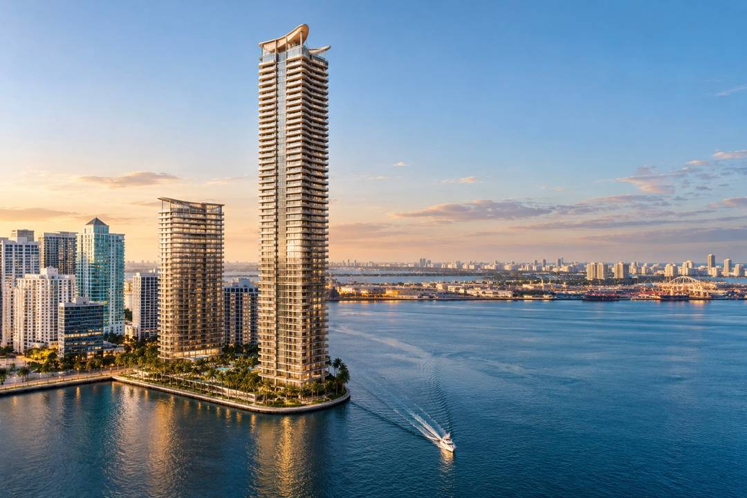 The Residences at Mandarin Oriental, Miami | A new icon of luxury at the southern tip of Brickell Key, where exclusivity meets extraordinary panoramic views of the Atlantic Ocean, Biscayne Bay, and Miami’s iconic skyline.