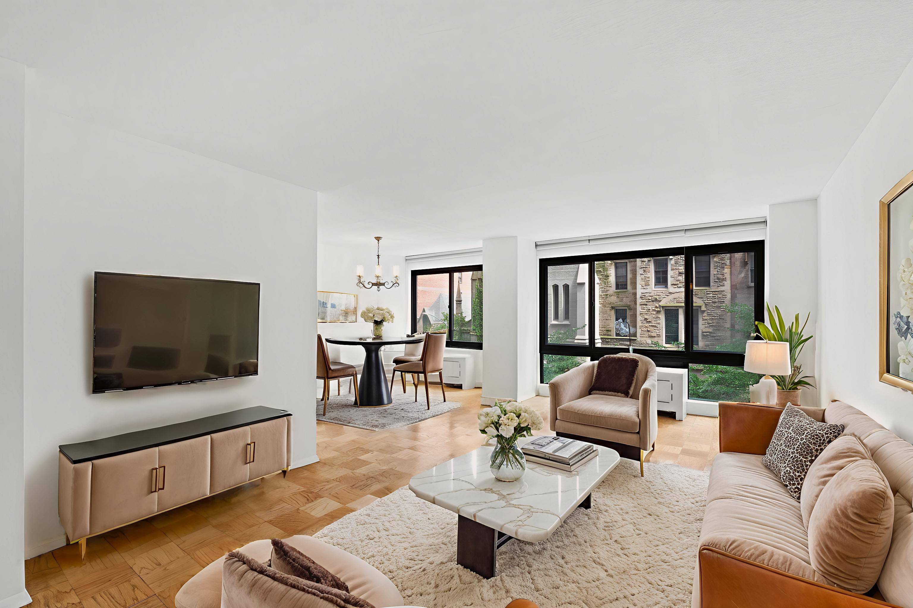 Charming 1 Bedroom 1.5 Bath Coop in Carnegie Hill