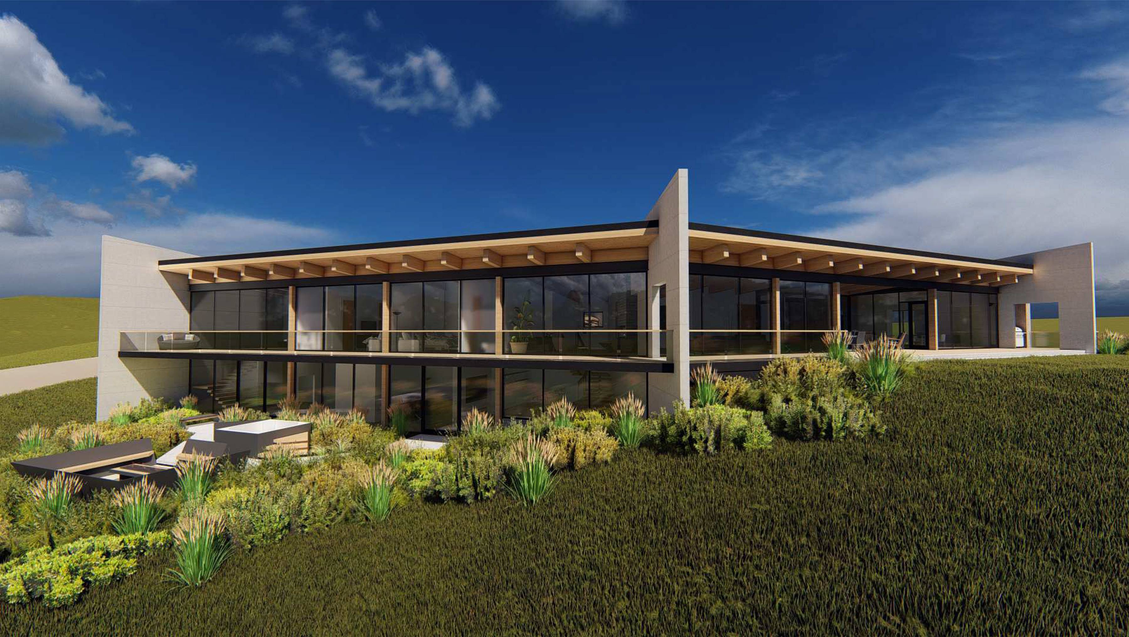 Denver Front Range MidCentury Modern New Construction in the Foothills of Golden