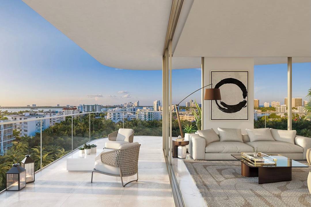 MIAMI | BAY HARBOR ISLAND | NEWEST VERTICAL COMMUNITY | 3bed 2Bath 1366sqft |Den convertible to 3 bed or office|Terrace 335sqft