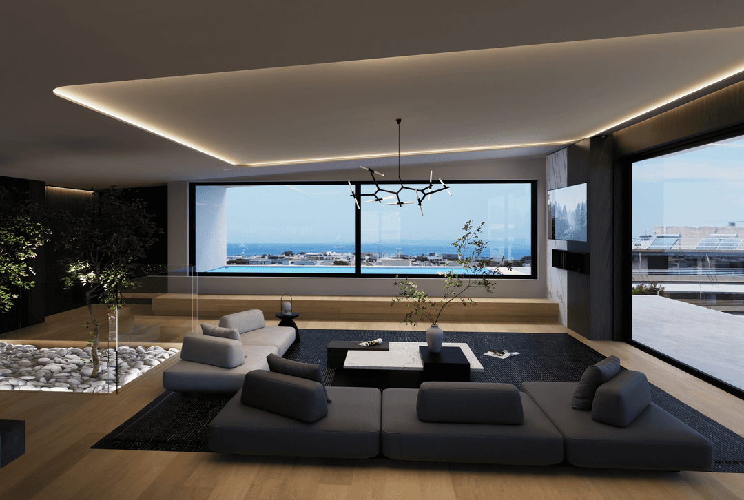 Modern Elegant Penthouse Maisonette, with Pool. /Sea vew./Voula / Athens Riviera