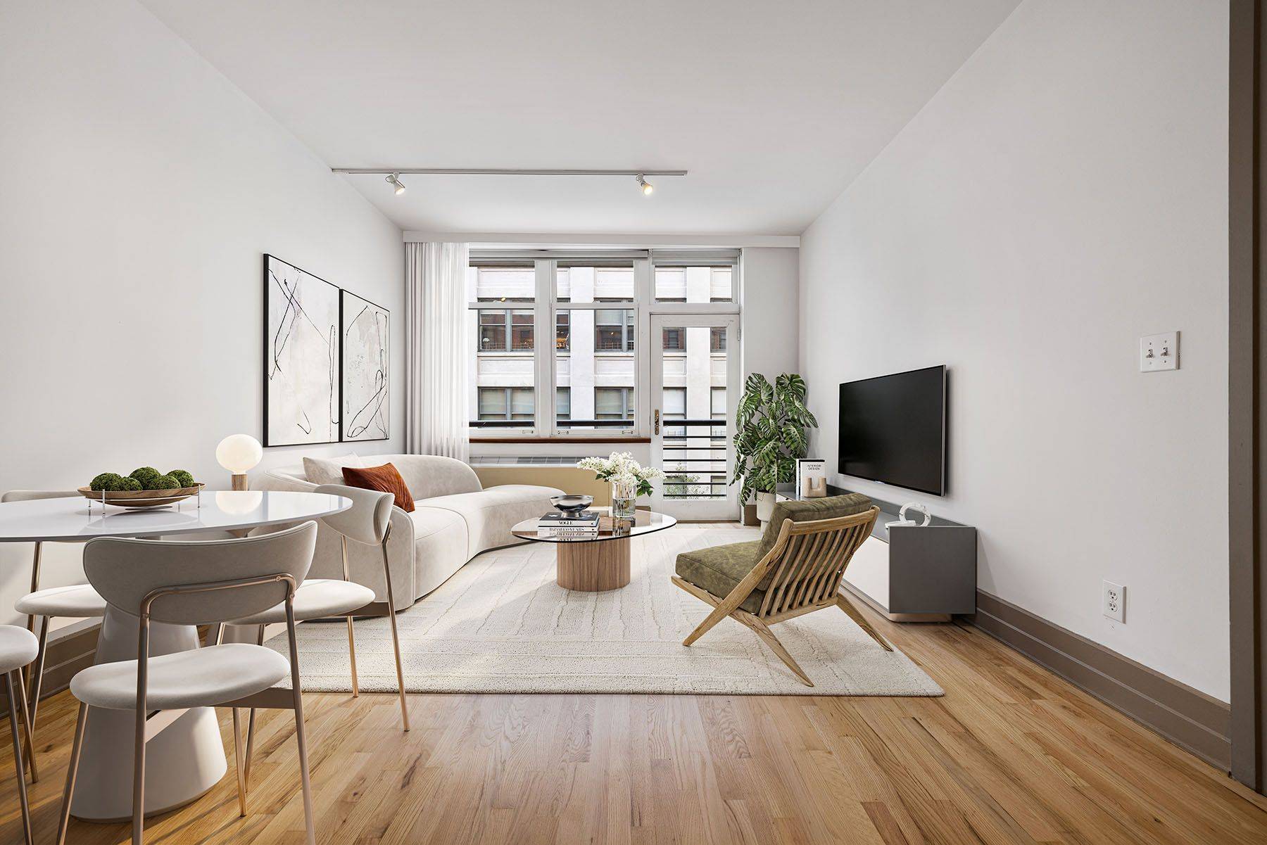 Modern Spacious 1BD in Dumbo with Balcony!