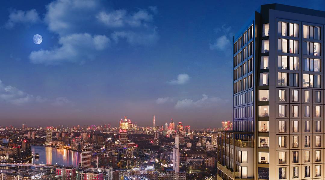 The Artisan Tower | Wandsworth Mills – Manhattan Apartment on The 8th Floor With Balcony