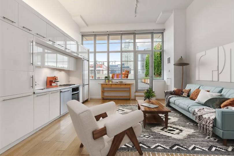 14 ft. high  ceilings loft   two bedroom  Condo in Long Island City