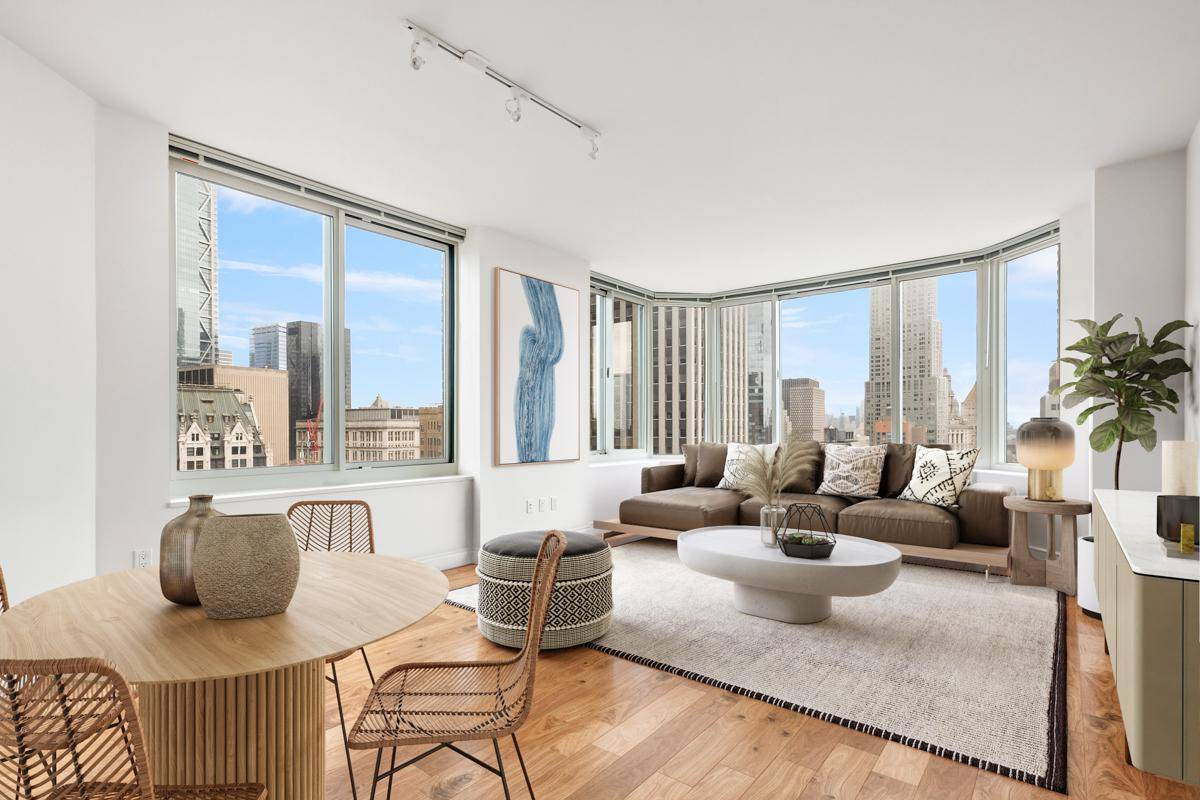 Financial District 2 Bedroom 2 Baths, High Ceilings, W/D, Pool, No Fee